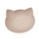 Силиконовая глубокая тарелка на присоске &laquo;Котик&raquo;, Бежевый 287-1 фото 1