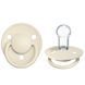 Пустушка BIBS De Lux із силікону, кругла, One Size &mdash; Слонова кістка (Ivory), універсальний розмір (0&ndash;36 міс.) 417-1 фото