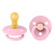 Пустышка BIBS Colour из натурального латекса, круглая &mdash; Нежно-розовый (Baby Pink), размер 2 (6&ndash;18 мес.) 415-24 фото 1