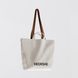 Текстильна сумка-шопер HEORSHE Canvas Tote Bag з короткими та довгими ручками 436-1 фото 5